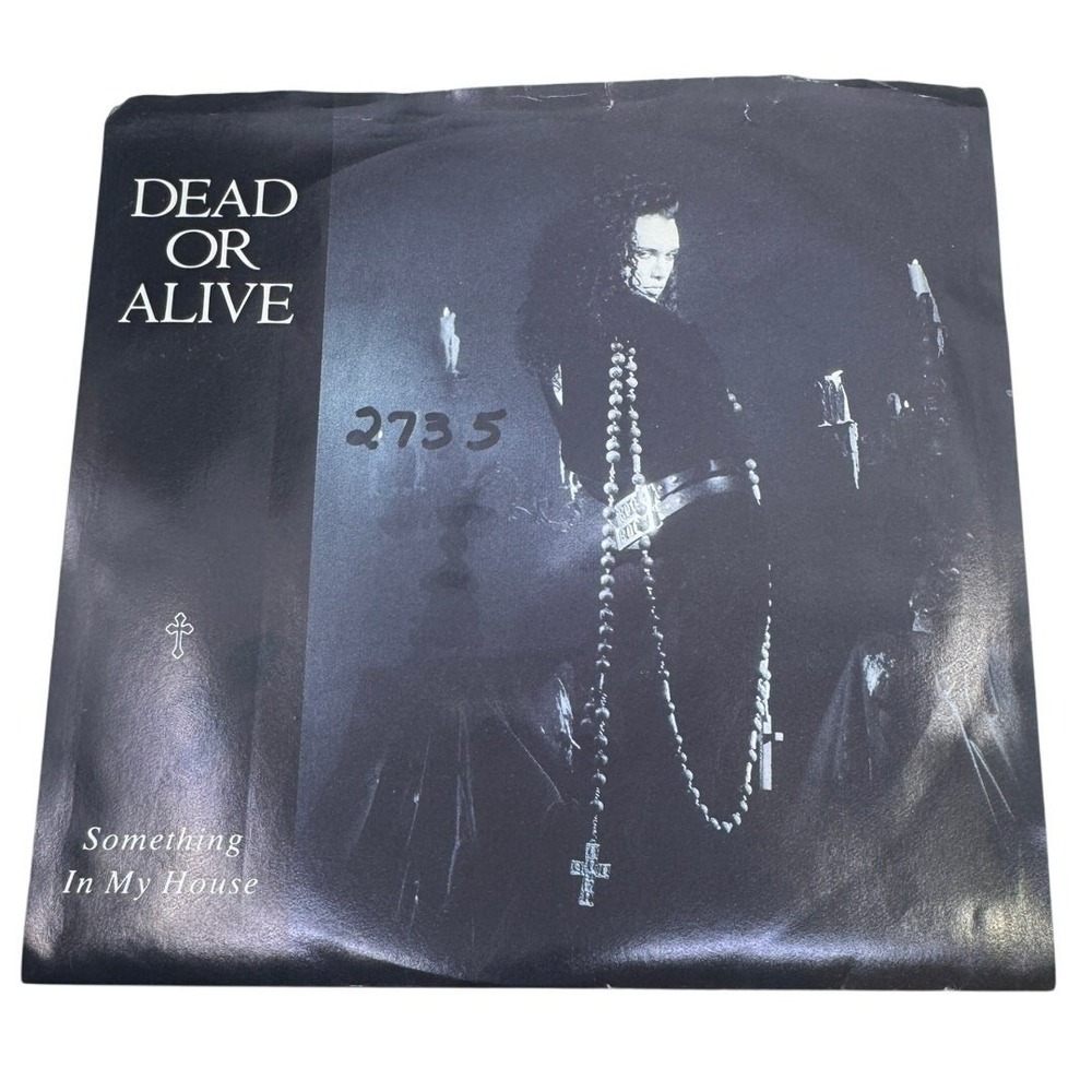 Dead or Alive 45 RPM Vinyl Single‎ Something In My House DJ Hit That Button 1986